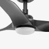 Ventilador de techo Faro Hey S Negro Luz LED 90 cm