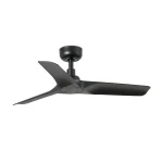 Ventilador de techo Faro Hey S Negro Sin Luz 90 cm