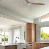 Ventilador de techo Faro Heywood L Blanco Pino Luz LED 132 cm