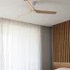 Ventilador de techo Faro Heywood L Blanco Pino Sin Luz 132 cm