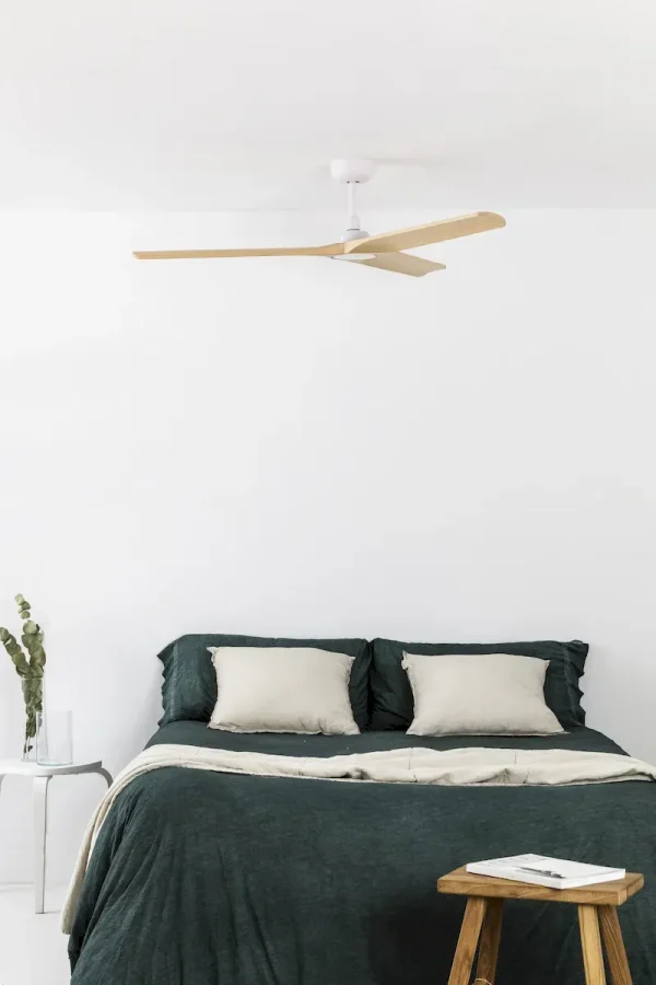 Ventilador de techo Faro Heywood L Blanco Pino Sin Luz 132 cm