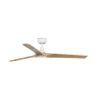 Ventilador de techo Faro Heywood L Blanco Pino Sin Luz 132 cm
