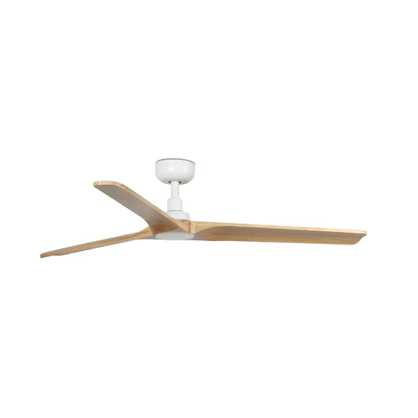 Ventilador de techo Faro Heywood L Blanco Pino Sin Luz 132 cm
