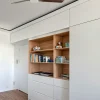 Ventilador de techo Faro Heywood S Negro Nogal Luz LED 90 cm