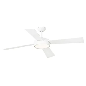 ventilador-techo-faro-hydra-l-led-motor-dc-4-aspas-33726 Ventilador de techo Faro Hydra L Blanco Luz LED 133 cm