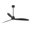 Ventilador de techo Faro Just Fan M Negro Negro Sin Luz 128 cm