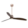 Ventilador de techo Faro Just Fan M Cobre Nogal Sin Luz 128 cm
