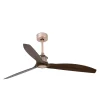 Ventilador de techo Faro Just Fan M Cobre Nogal Sin Luz 128 cm