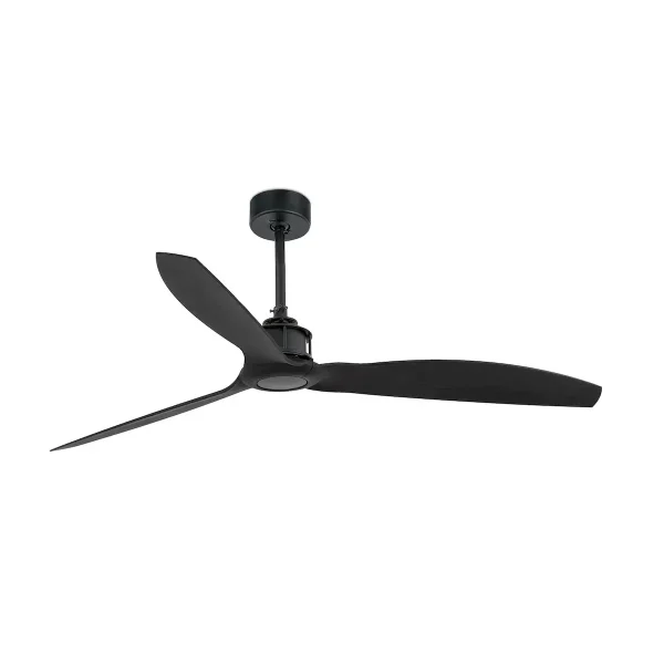 Ventilador de techo Faro Just Fan M Negro Negro Sin Luz 128 cm