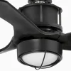 Ventilador de techo Faro Just Fan S Negro Luz LED 81 cm