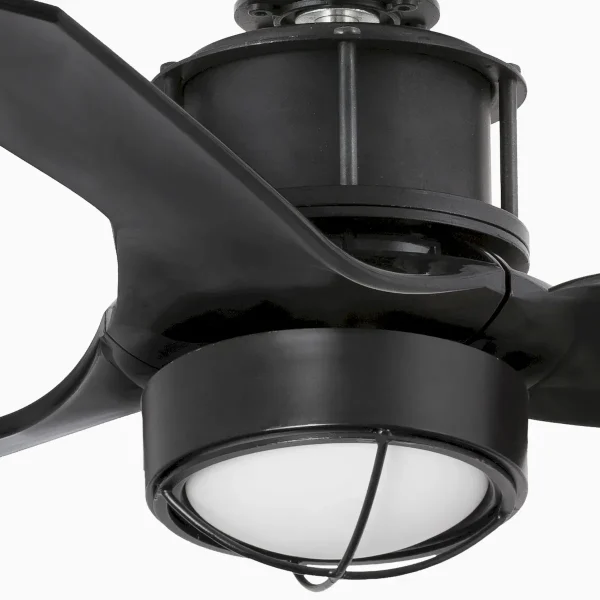 Ventilador de techo Faro Just Fan S Negro Luz LED 81 cm