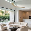 ventilador-techo-faro-kauai-xxl-sin-luz-mando-motor-dc-blanco-pino-34201a Ventilador de techo Faro Kauai XXL Blanco Pino Sin Luz 233 cm