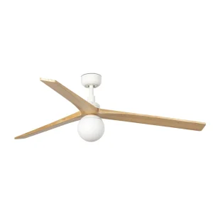 ventilador-techo-faro-klim-l-luz-motor-dc-3-aspas-madera-pino-342791b Ventilador de techo Faro Klim L Blanco Pino Con Luz 150 cm