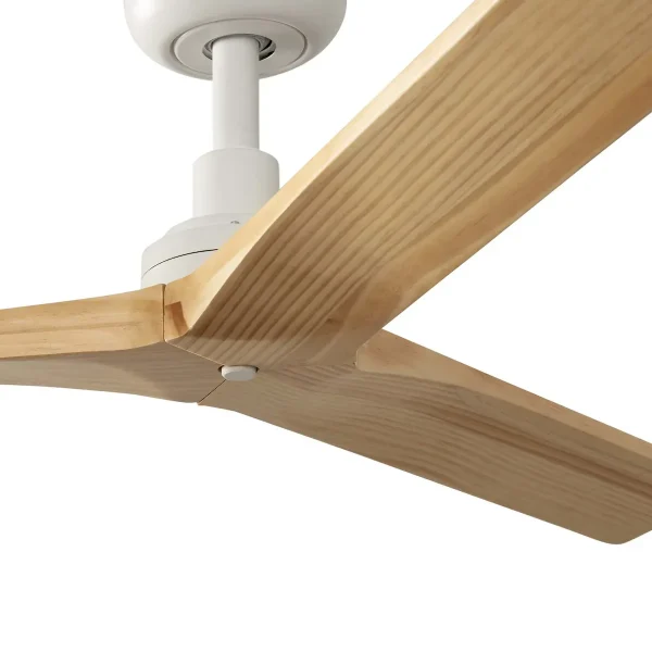 Ventilador de techo Faro Klim S Blanco Pino Sin Luz 92,5 cm