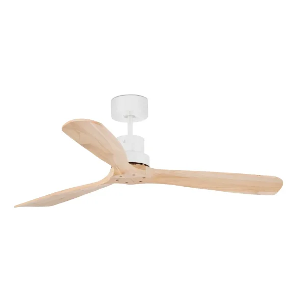 Ventilador de techo Faro Lantau L Blanco Pino Sin Luz 132 cm
