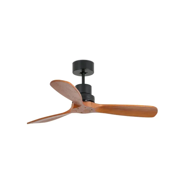 Ventilador de techo Faro Lantau S Negro Nogal Sin Luz 107 cm
