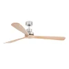 Ventilador Faro Lantau XL Niquel satinado Pino Sin Luz 168 cm
