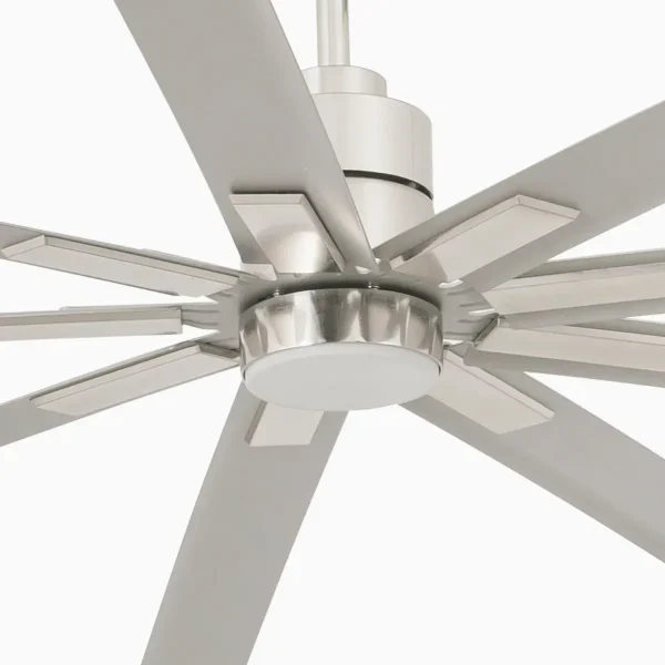 ventilador-techo-faro-manhattan-xxl-led-motor-dc-mando-niquel-satinado-33496 Ventilador Faro Manhattan XXL Niquel satinado Luz LED 244 cm