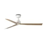 Ventilador de techo Faro Marine M Blanco Roble Sin Luz 125 cm