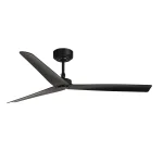 Ventilador de techo Faro Milos L Negro Sin Luz 132 cm