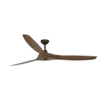 Ventilador de techo Faro Morea L Marron oscuro Nogal Sin Luz 152 cm