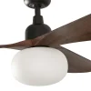 Ventilador de techo Faro Outwood L Marron Nogal Con Luz 150 cm