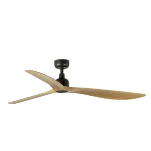 Ventilador de techo Faro Outwood L Marron Roble Sin Luz 150 cm