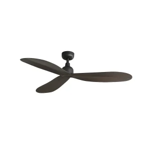 Ventilador de techo Faro Palma M Marrón oscuro Sin Luz 129 cm