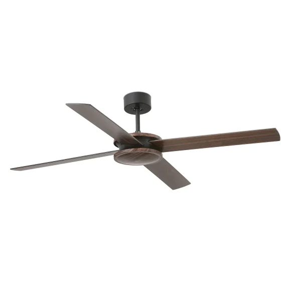 ventilador-techo-faro-polea-l-sin-luz-motor-dc-4-aspas-nogal-33724 Ventilador Faro Polea L nogal ó marrón oscuro Sin Luz 132 cm