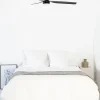 Ventilador de techo Faro Punt M Negro Luz LED 130 cm