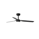 Ventilador de techo Faro Punt M Negro Luz LED 130 cm