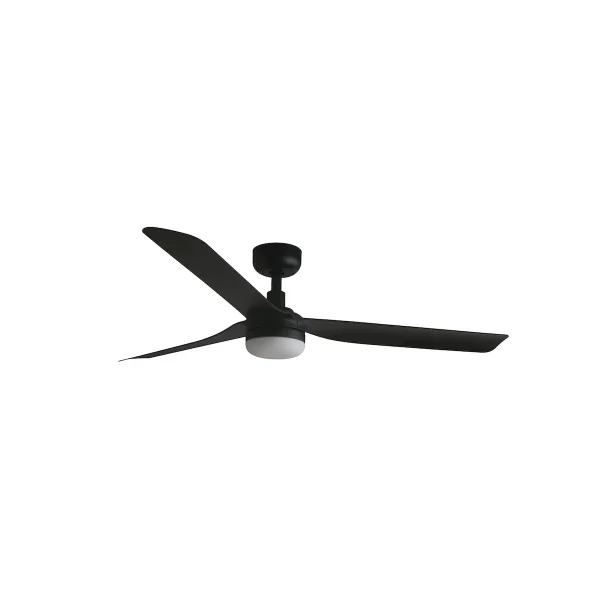 Ventilador de techo Faro Punt M Negro Luz LED 130 cm