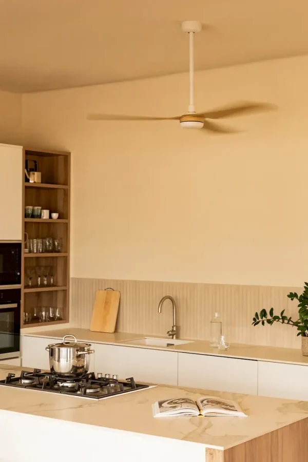 Ventilador de techo Faro Punt M Blanco Arce Sin Luz 130 cm