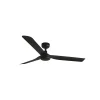 Ventilador de techo Faro Punt M Negro Negro Sin Luz 130 cm