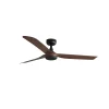 Ventilador de techo Faro Punt M Negro Nogal Sin Luz 130 cm