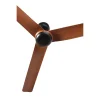 Ventilador de techo Faro Punt M Negro Nogal Sin Luz 130 cm