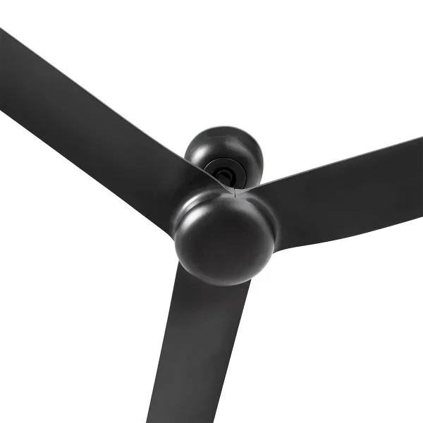 Ventilador de techo Faro Punt M Negro Negro Sin Luz 130 cm