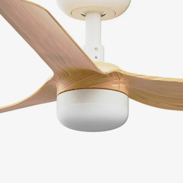 Ventilador de techo Faro Punt S Blanco Arce Luz LED 90 cm