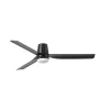 Ventilador de techo Faro Punt Tub M Negro Luz LED 130 cm