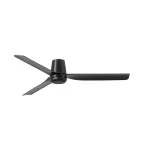 Ventilador de techo Faro Punt Tub M Negro Sin Luz 130 cm