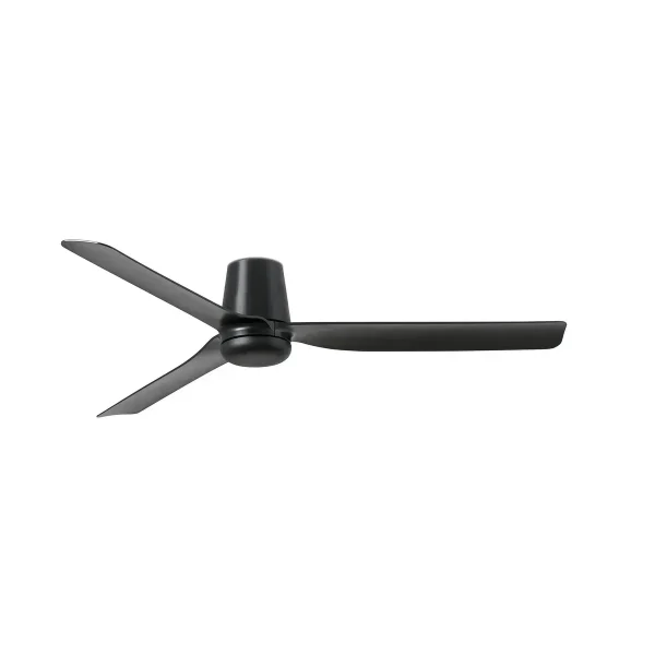 Ventilador de techo Faro Punt Tub M Negro Sin Luz 130 cm