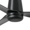 Ventilador de techo Faro Punt Tub M Negro Sin Luz 130 cm