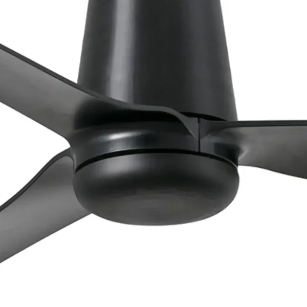 Ventilador de techo Faro Punt Tub M Negro Sin Luz 130 cm