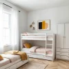 Ventilador de techo Faro Punt Tub S Blanco Arce Luz LED 90 cm