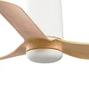 Ventilador de techo Faro Punt Tub S Blanco Arce Luz LED 90 cm