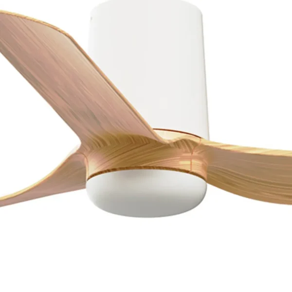 Ventilador de techo Faro Punt Tub S Blanco Arce Sin Luz 90 cm