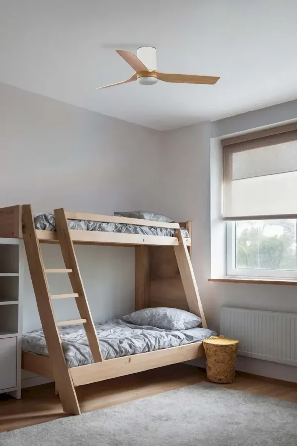 Ventilador de techo Faro Punt Tub S Blanco Arce Sin Luz 90 cm