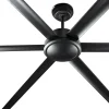 Ventilador de techo Faro Rotterdam XL20 Negro Sin Luz 200 cm