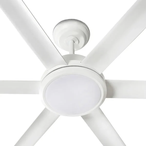 Ventilador de techo Faro Rotterdam XXL25 Blanco Luz LED 250 cm