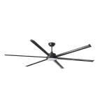 Ventilador de techo Faro Rotterdam XXL25 Negro Luz LED 250 cm